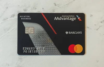 AAdvantage Aviator Business World Elite Mastercard card art
