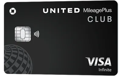 united club infinite card tilted