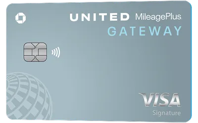 united gateway card tilted